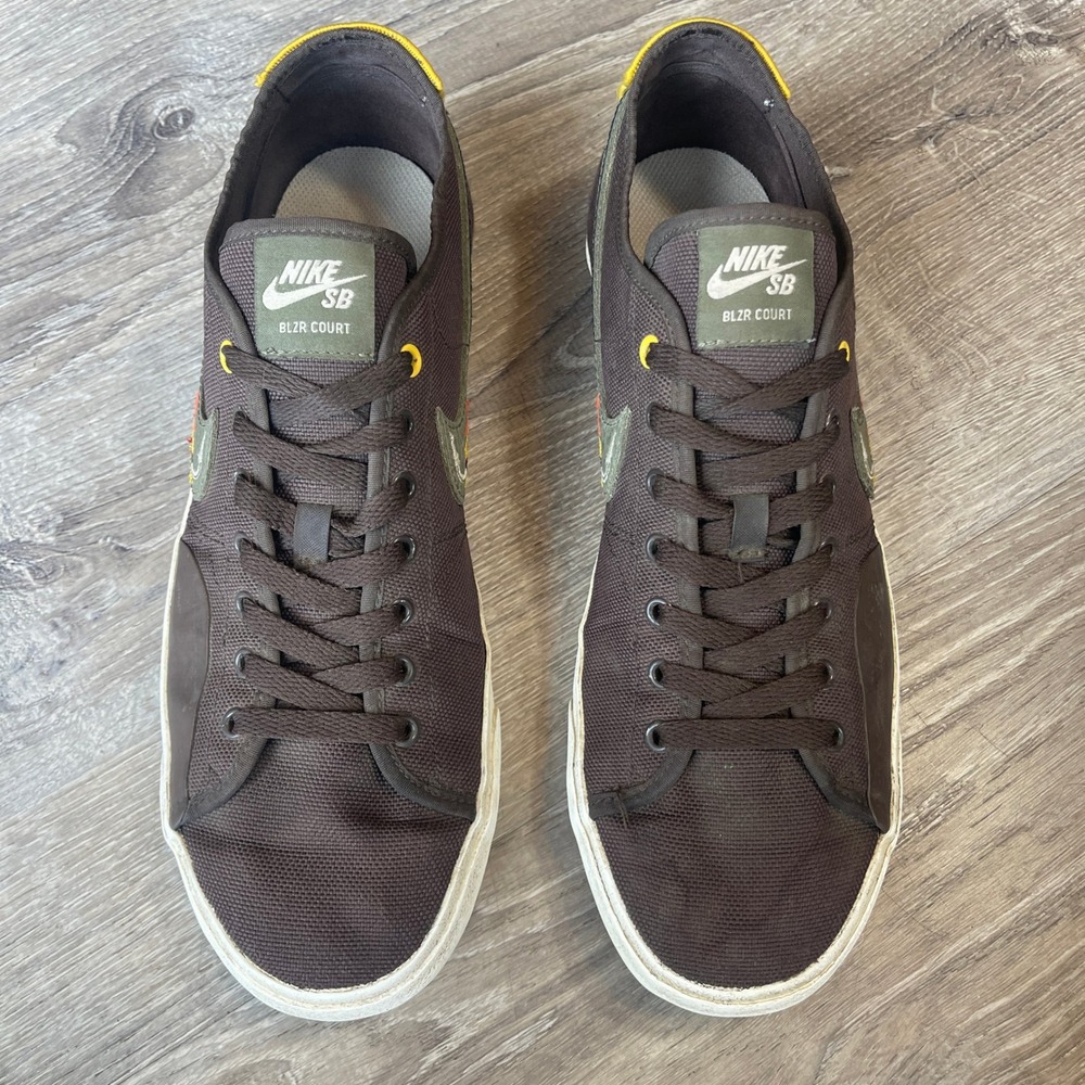 Nike Sb Blzr Court Daan Van Der Linden Baroque Brown Cz5605-200 Mens 10.5